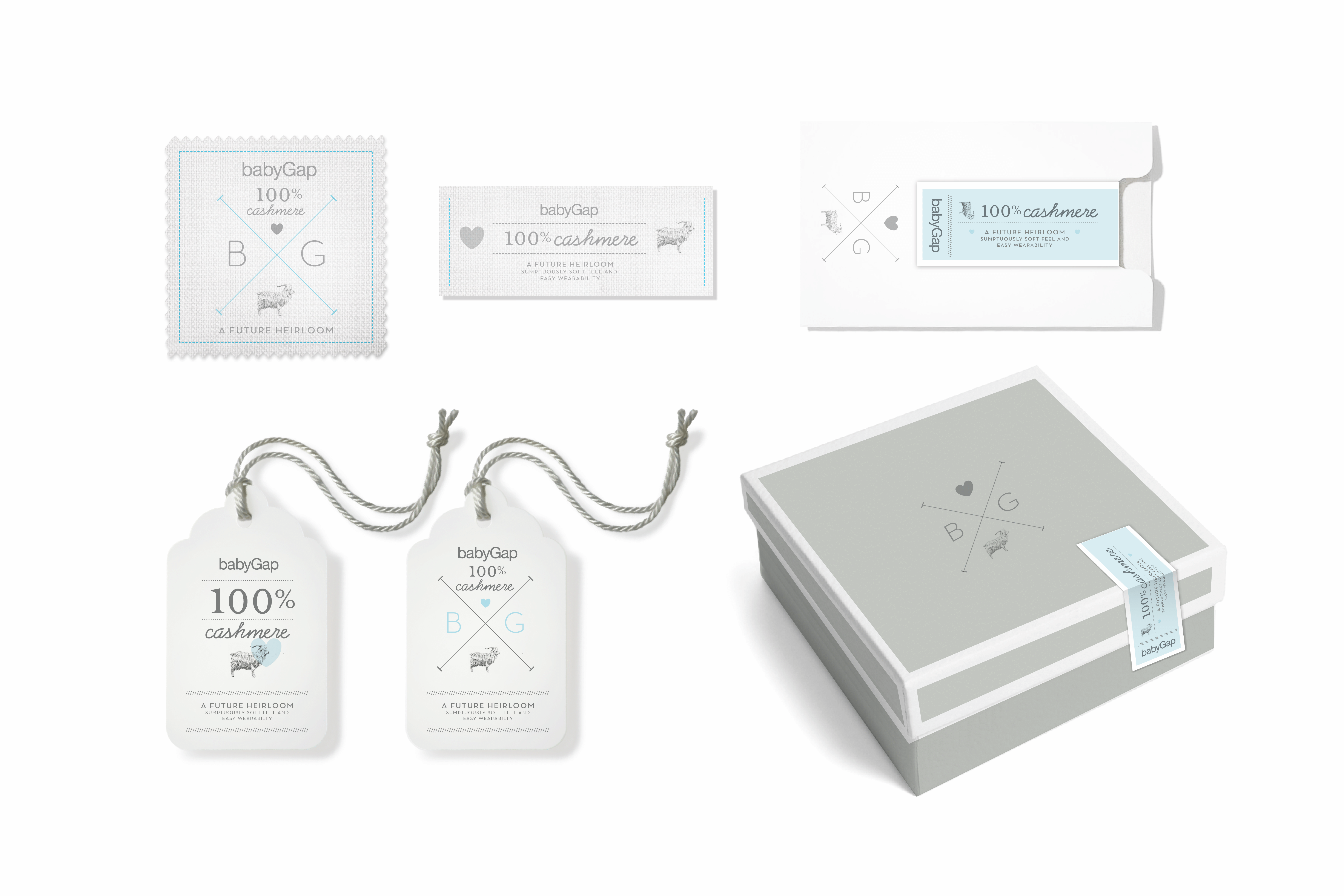 Baby Gap cashmere packaging.