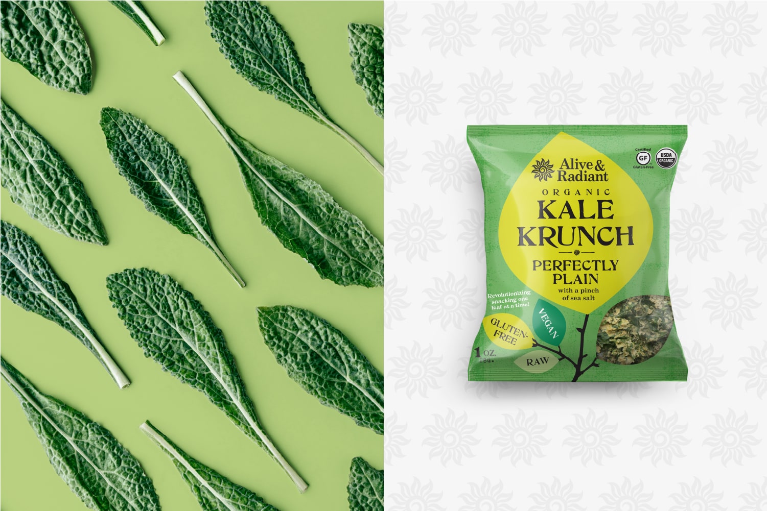 Alive & Radiant Kale Krunch Perfectly Plain