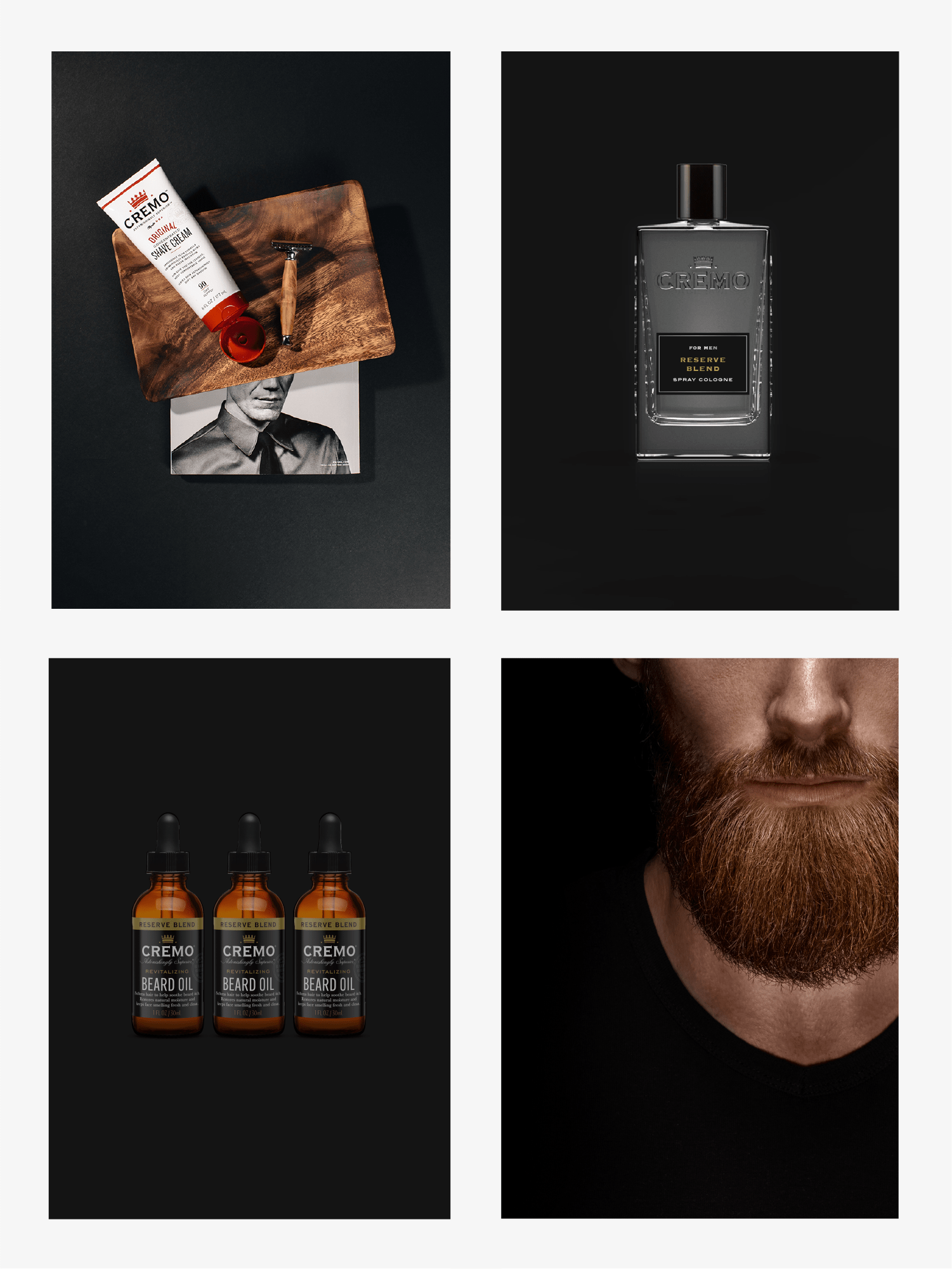 Cremo Reserve Beard Oil and Cologne