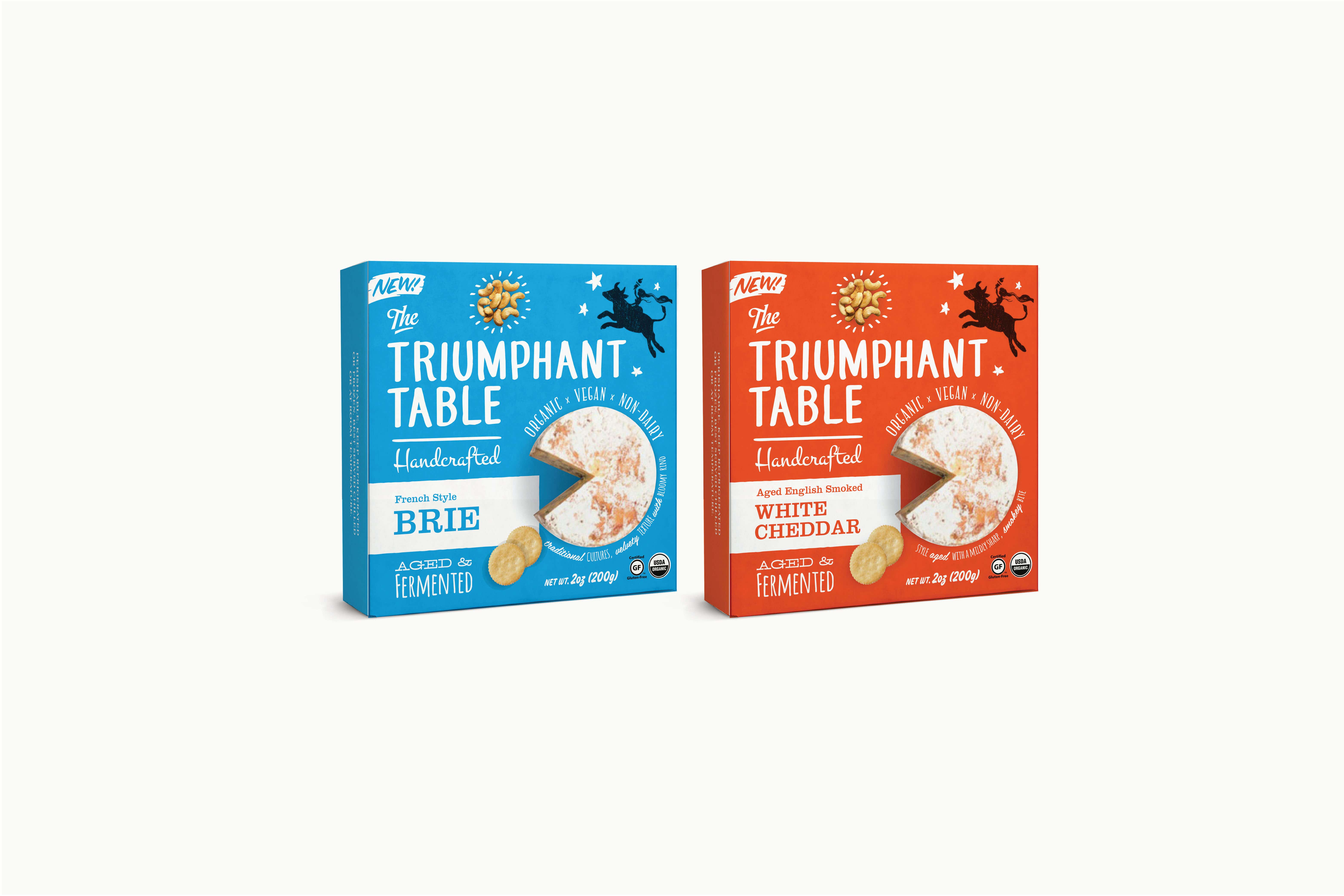 Triumphant Table cheese packaging concept.  