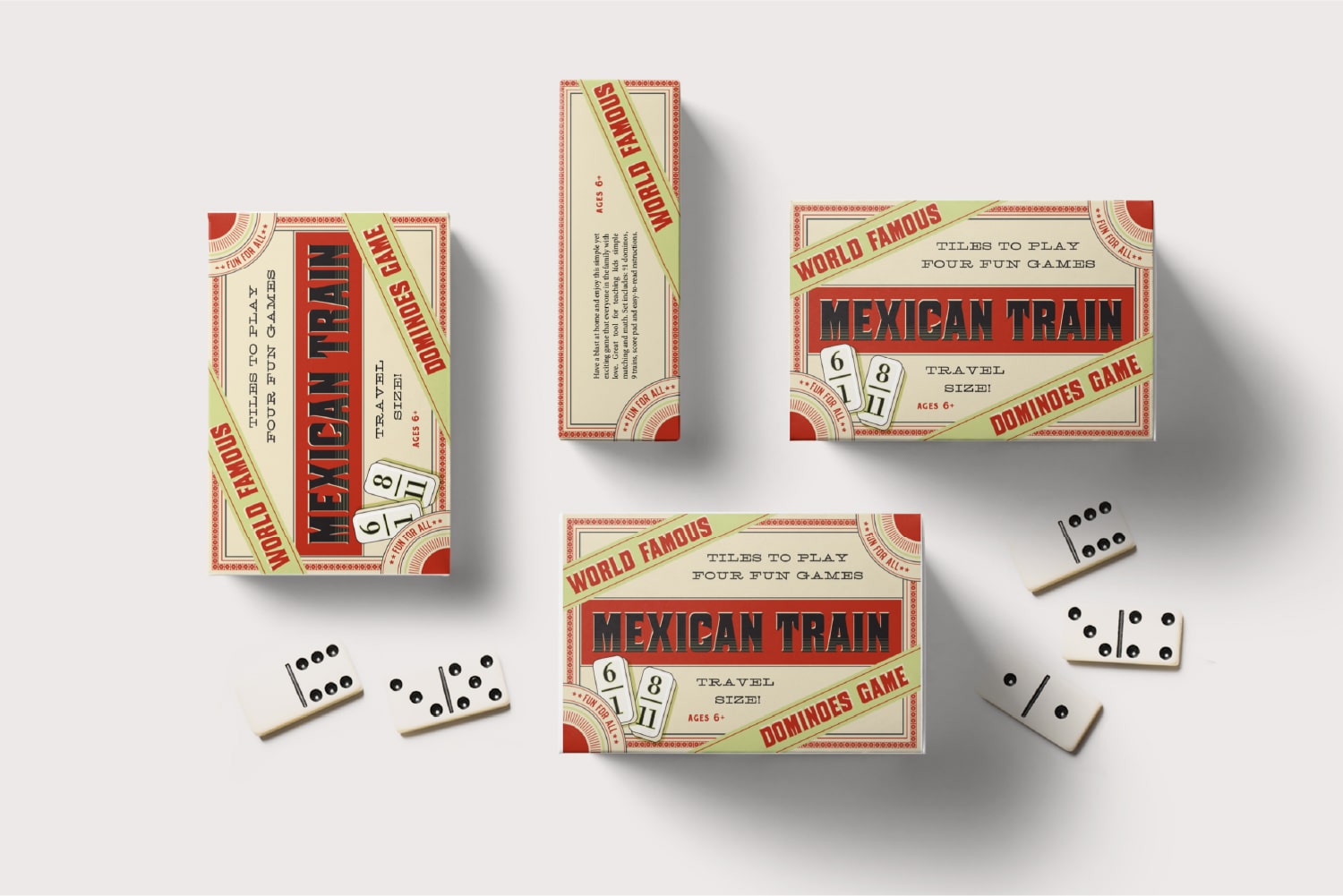 Mexican Train Domino packaging
